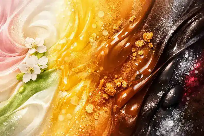 Seasonal collections pastry selection